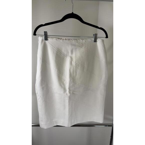 White House Black Market Women's White Pencil Skirt Size 10 - Picture 2 of 3